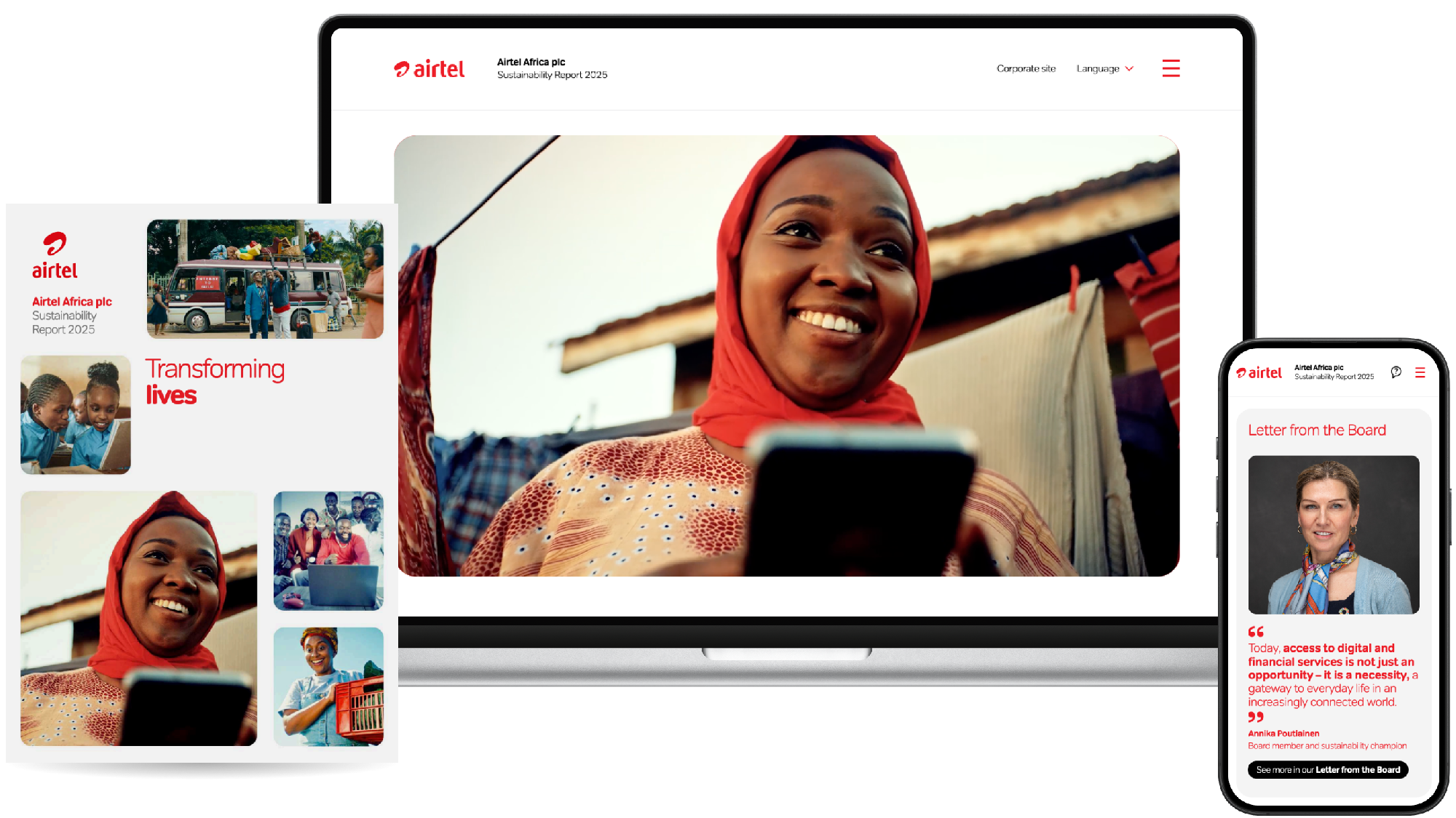 Airtel screens