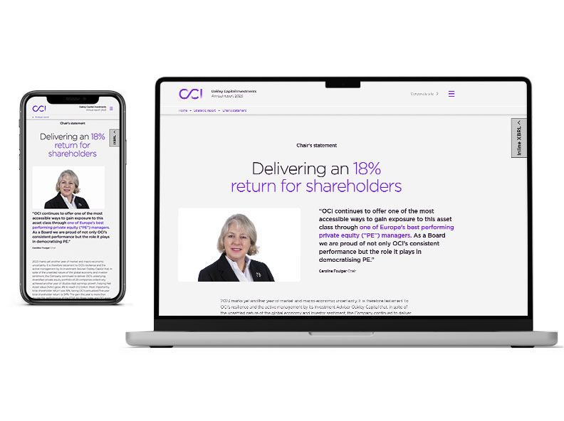 Oakley responsive screens image