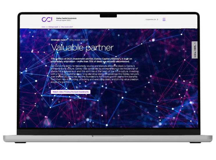 OCI screen