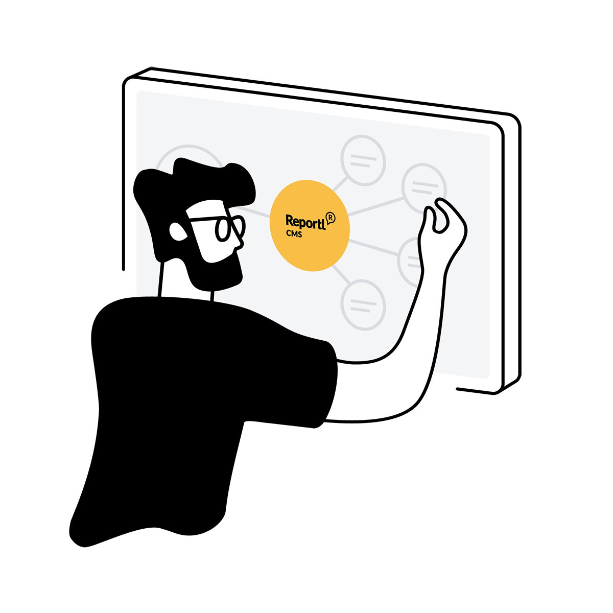 Reportl illustration