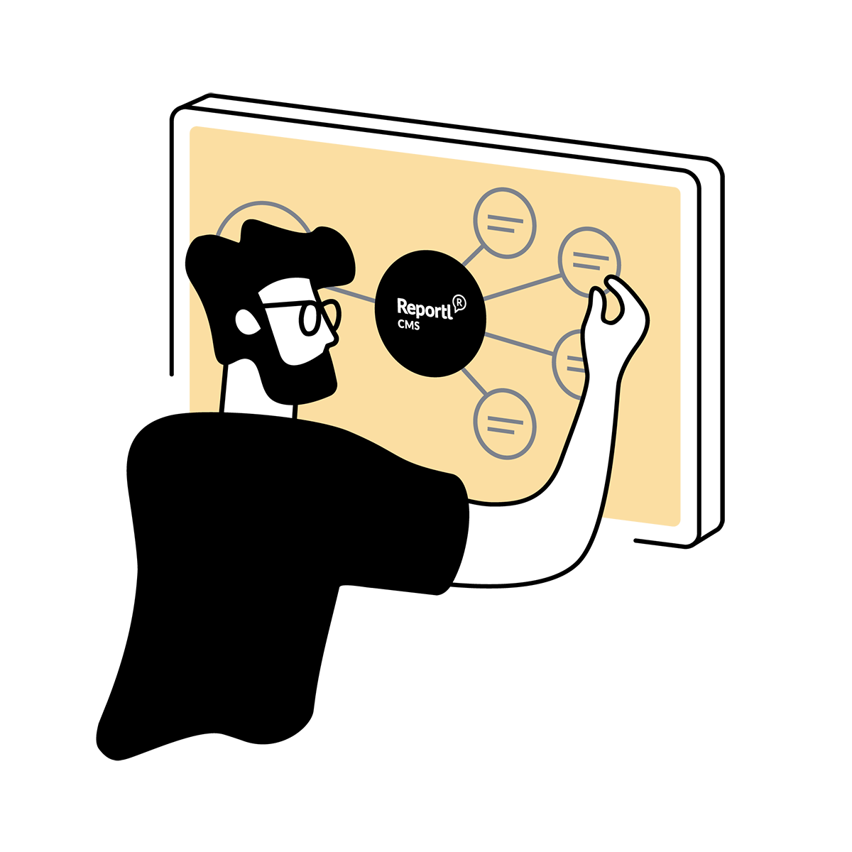 Reportl illustration